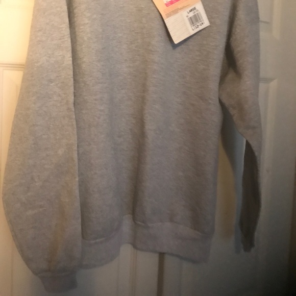 Hanes Her Way gray sweatshirt - new with tags L - Picture 2 of 2